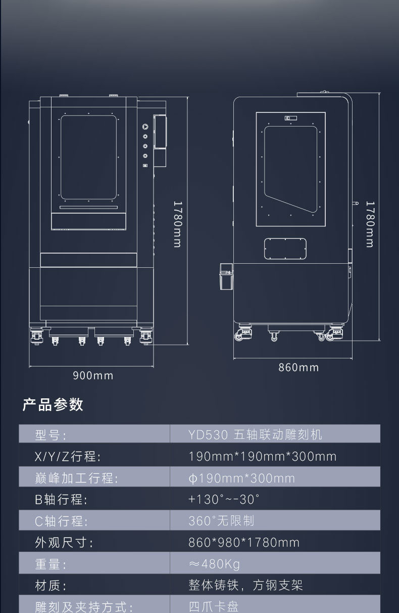 知名小型五軸雕刻機(jī)品牌廠家